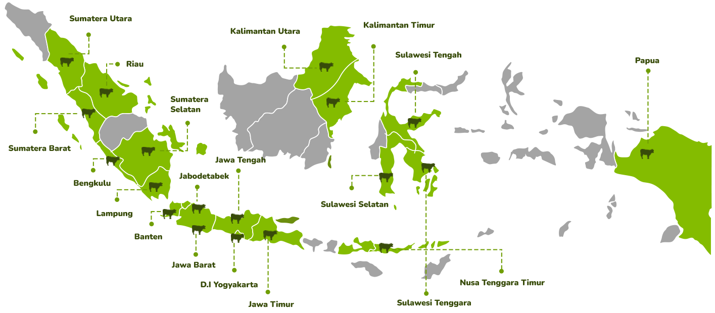 distribution map